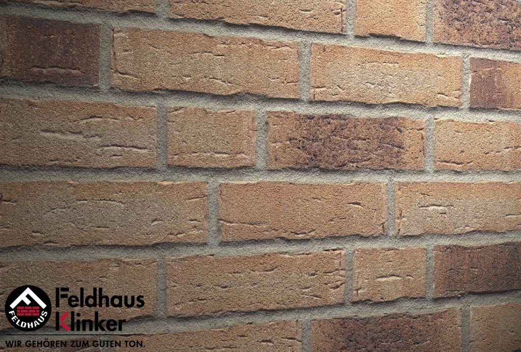 Фасадная плитка ручной формовки Feldhaus Klinker R679 sintra geo NF14, 240*14*71 мм