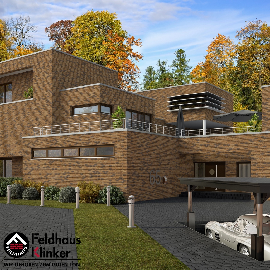 Фасадная плитка ручной формовки Feldhaus Klinker R665 Sintra sabioso binaro NF14, 240*14*71 мм