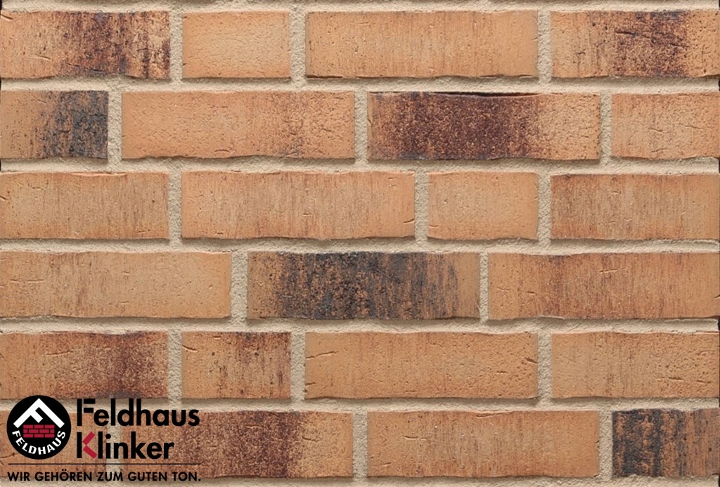 Фасадная плитка ручной формовки Feldhaus Klinker R734 vascu saboisa ocasa NF14, 240*14*71 мм
