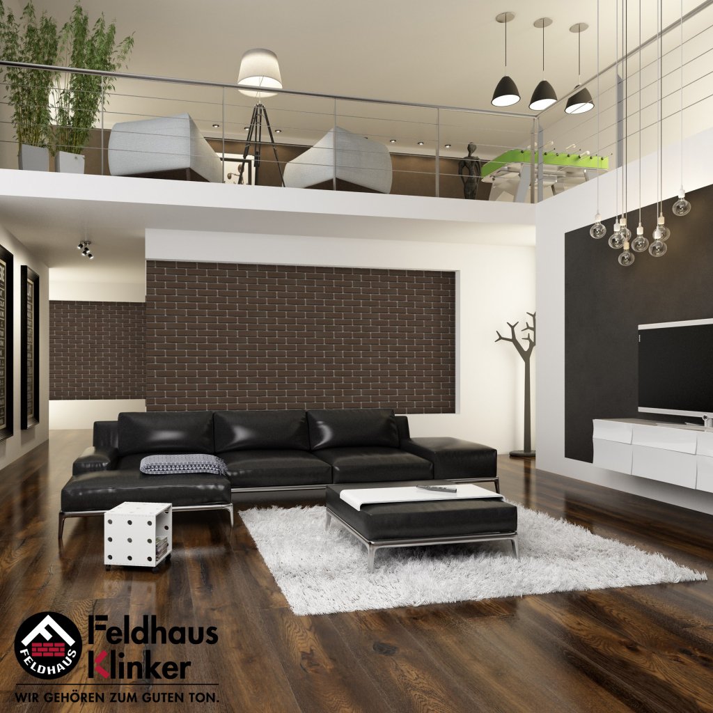 Фасадная плитка ручной формовки Feldhaus Klinker R500 Geo liso NF14, 240*14*71 мм