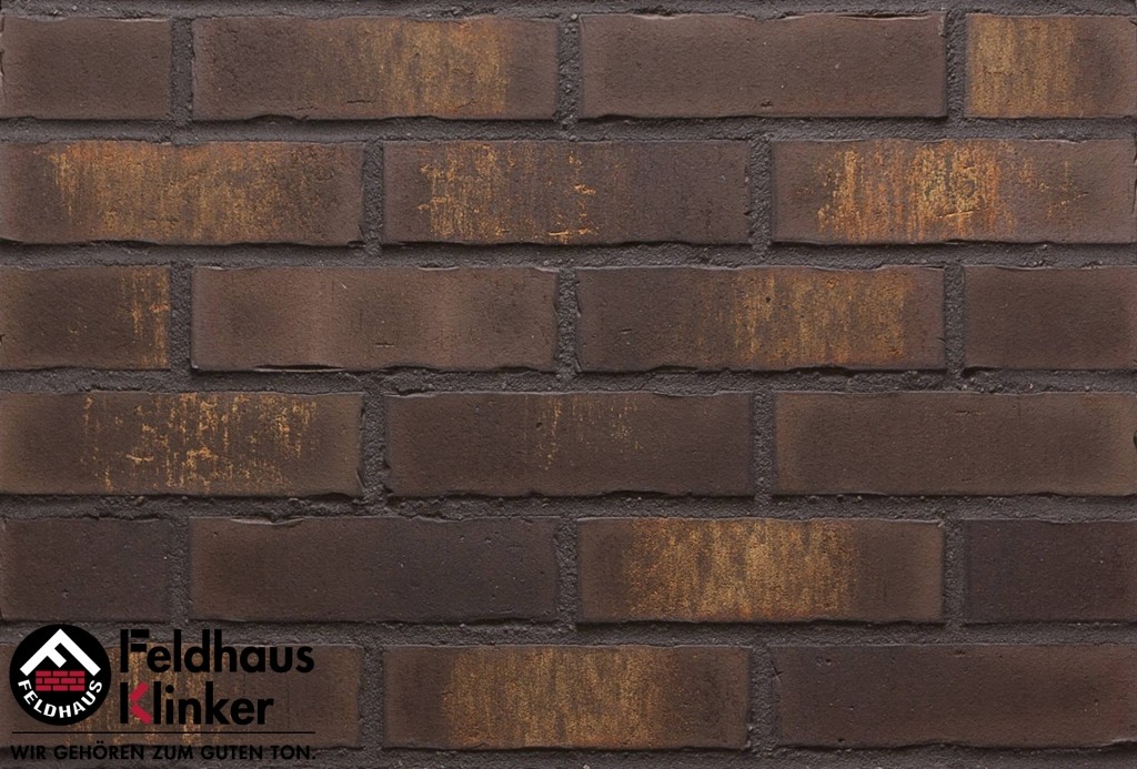 Фасадная плитка ручной формовки Feldhaus Klinker R747 vascu geo legoro NF14, 240*14*71 мм