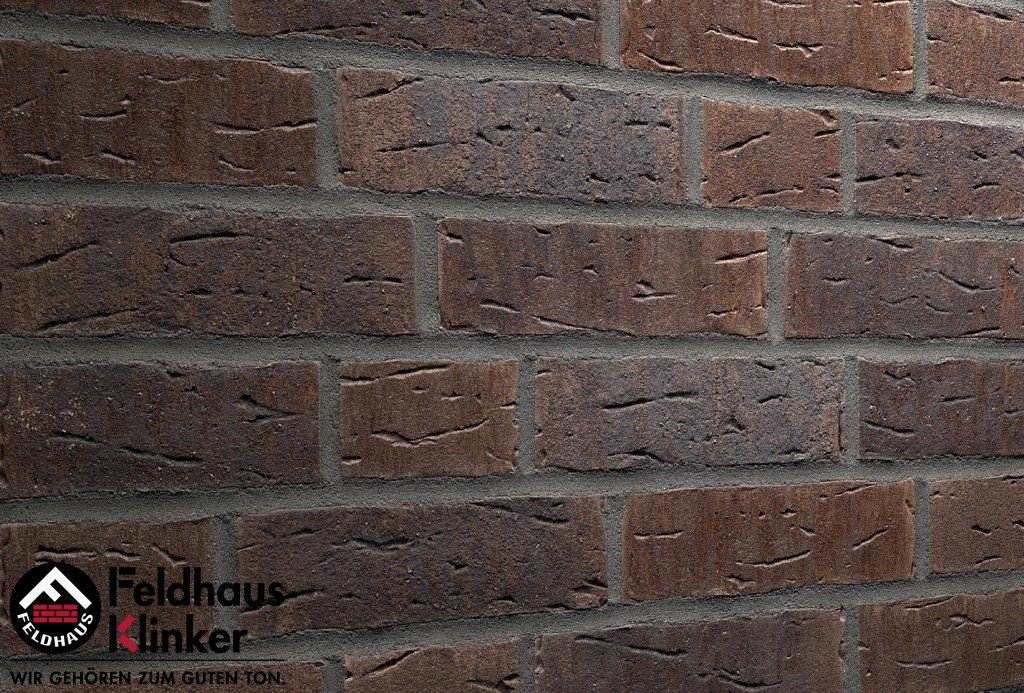 Фасадная плитка ручной формовки Feldhaus Klinker R669 sintra geo nelino NF14, 240*14*71 мм